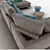 Contemporary Sofa in Brown Tones 3D model small image 2