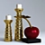 Resin Contemporary Cherry Statue 3D model small image 1