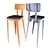 Sleek Octane Bar Stool 3D model small image 1