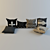 Scandinavian Comfort Cushions 3D model small image 1