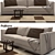 Poliform Bristol Sofa 3D model small image 1
