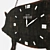 Rustic Steel Farm Fresh Clock 3D model small image 2