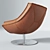 Elegant Marconi Armchair 3D model small image 3