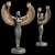 Isis Candlestick: Goddess of Motherhood 3D model small image 1