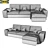 Kivik IKEA Sofa | Spacious, Stylish, Comfortable 3D model small image 2