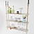 Kitchen Hanging Shelf with Dishware 3D model small image 1