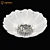 Luxury Crystal Ceiling Chandelier 3D model small image 1