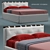 Altrenotti Vindaloo Bed: Stylish & Spacious 3D model small image 1