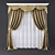 Classic Style Drapery: Elegant and Timeless 3D model small image 1