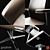 Sleek Ergonomic Office Chair 3D model small image 2