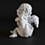 Charming Angel Figurine 3D model small image 2