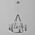 Dakota 8lt Chandelier: Antique Elegance 3D model small image 1