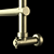 Bronze Towel Rail: Stylish and Space-saving 3D model small image 2
