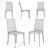 Elegant Filly Up Chair 3D model small image 2
