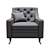 Elegant Brera Armchair: Timeless Comfort 3D model small image 1