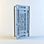 Title: "Uzkovka" Metal Entrance Door - 900 x 2050mm 3D model small image 3