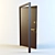 Modern Metal Entrance Door - "Uzkovka 3D model small image 2
