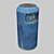 Euro Trash Can: Stylish, Convenient & Functional 3D model small image 1