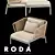 RODA SPOOL Outdoor Sofa - Stylish and Comfortable 3D model small image 2