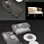 RODA SPOOL Outdoor Sofa - Stylish and Comfortable 3D model small image 3