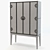 Sleek Arteriors Chelsey Cabinet 3D model small image 2