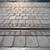 Gray Paving Slabs with Storm Grate 3D model small image 2