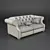 Classic Comfort: Domingo Benjamin Sofa 3D model small image 2