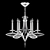 Marquise Platinized Chandelier, 843540-12 3D model small image 1