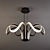 Modern LED Chandelier: Vonn Capella 3D model small image 1