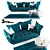 Modern Comfort: Bretz Ohlinda Sofa 3D model small image 1