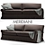 Elegant Conny Sofa by Meridiani 3D model small image 1