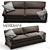 Elegant Conny Sofa by Meridiani 3D model small image 2