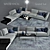 Elegant Grand Suite Sofa 3D model small image 1