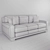 Kylun Saddle Sofa: Luxurious Comfort 3D model small image 3