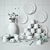 Elegant Porcelain Set by Rosenthal 3D model small image 3