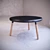 Modern Scandinavian Honken Chair and Table 3D model small image 3