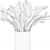 Elegant Lily Calla Bouquet 3D model small image 3