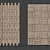 Timeless Greige Ceramic Tile 3D model small image 3