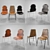 Modern Elegance: Les Arcs Chair 3D model small image 2