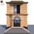 Classic Style Building Facade Kit 3D model small image 1