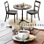 Pottery Barn Rae Cline: 3D Set with Tableware 3D model small image 1