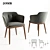 Elegant Porada Celine Armchair 3D model small image 1