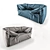 Modern Freeform Sofa for Cafes or Kids Room 3D model small image 1