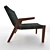 Cincinnati Lounge Chair: Stylish Comfort for Any Space 3D model small image 3