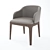 Eco Leather Wooster Armchair 3D model small image 1