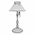 Elegant Corona Table Lamp 3D model small image 3