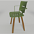 Coco by OASIQ: Modern Aluminum Chair 3D model small image 3