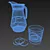 Elegant Glass Pitcher 3D model small image 3