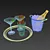 Mixology Master Cocktail Set 3D model small image 3