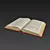 Real World Scale Open Book 3D 3D model small image 2